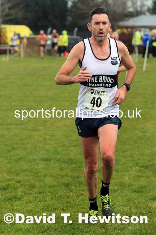 Mens 35 to 64 2023 NEMAA Cross Country, Croft Circuit, North Yorkshire. Photo: David T. Hewitson/Sports for All Pics